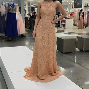 Anny Lee’s Long rose gold dress. Good condition.